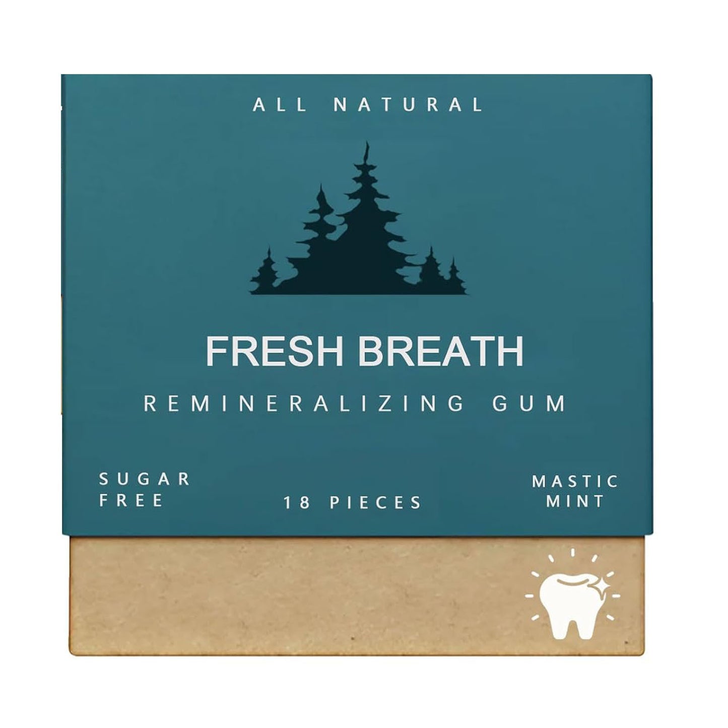 Organic Remineralizing Chewing Gum