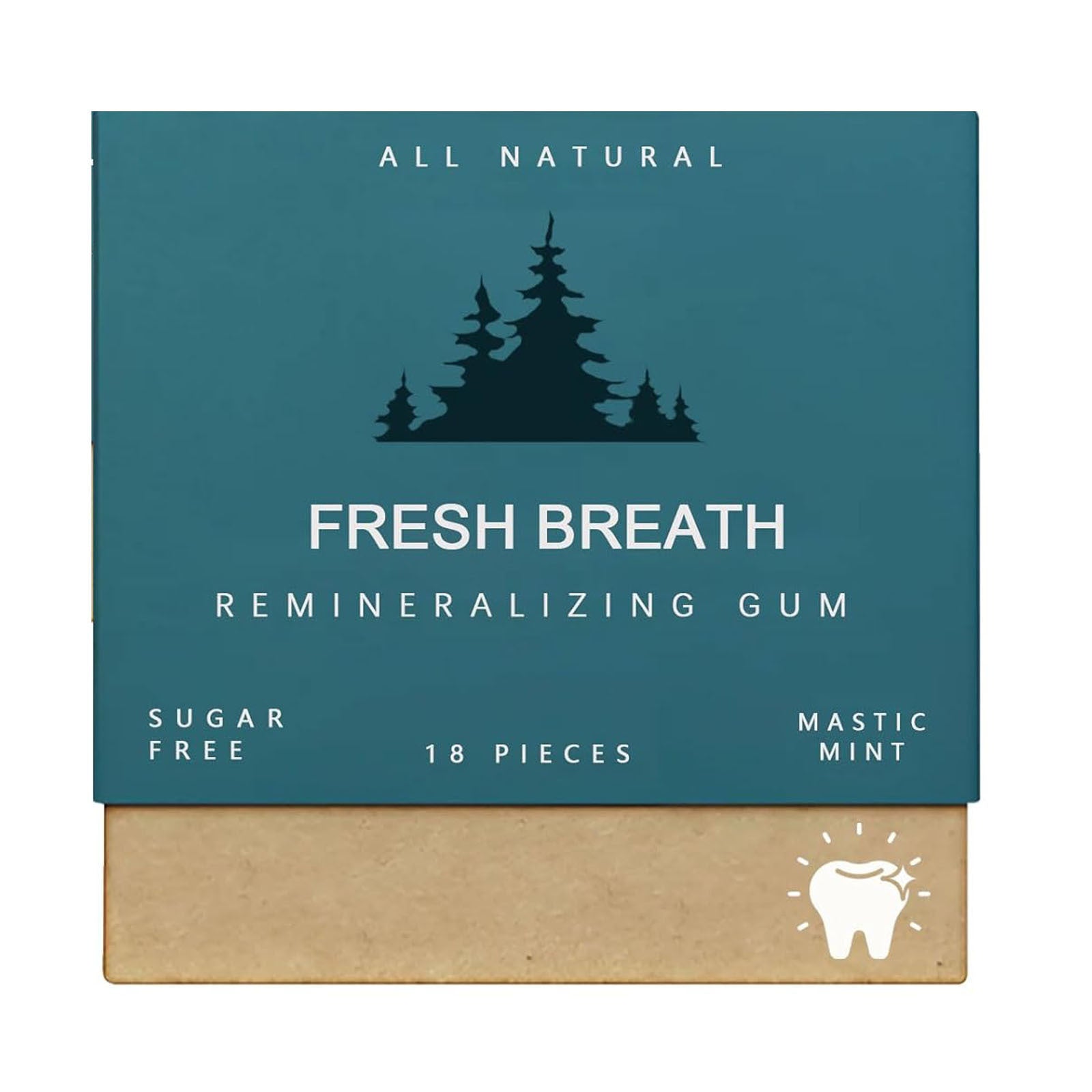 Organic Remineralizing Chewing Gum